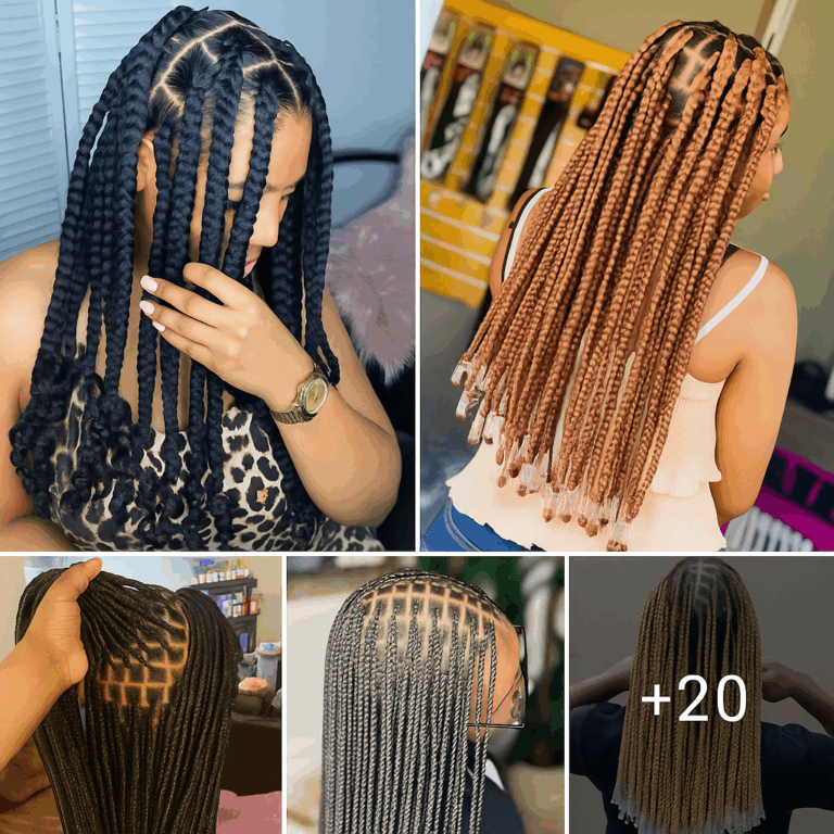 20 PHOTOS: Luxury knotless braid ideas ‎