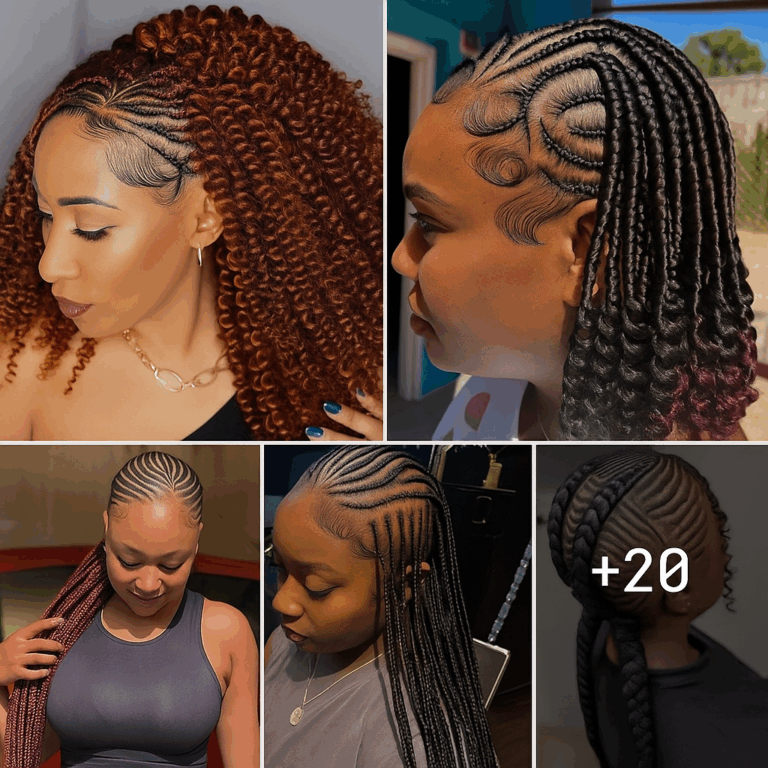 20 PHOTOS: Premium braided hairstyles with highlights ‎