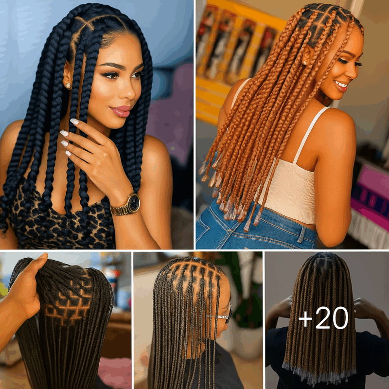 20 PHOTOS: Premium knotless braid ideas ‎