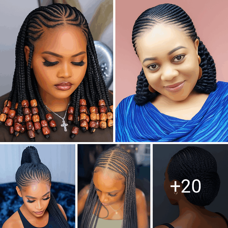 26 PHOTOS: Professional cornrow hairstyles for events ‎