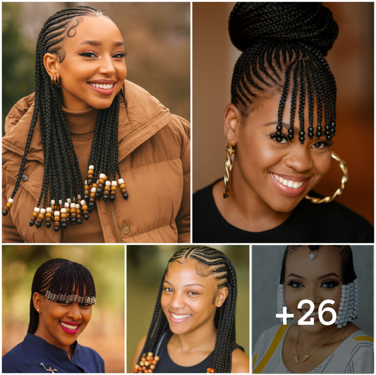 26 PHOTOS: Cornrows With Beads Styles