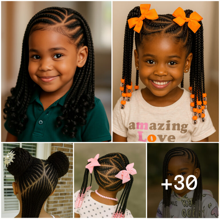 30 PHOTOS: Top braided hairstyles with beads for kids and teens ‎