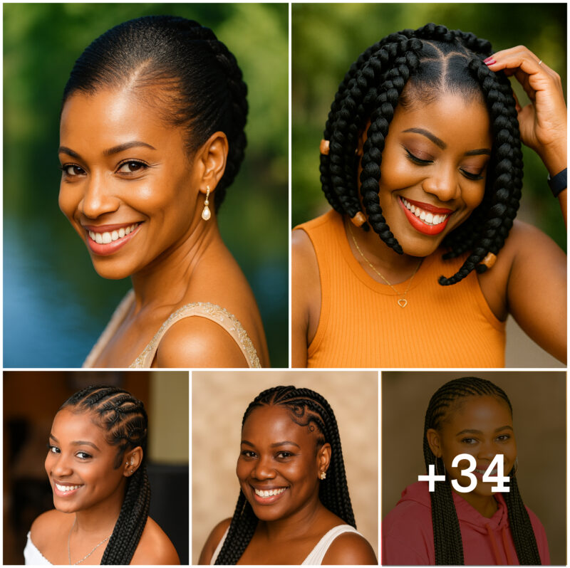 34 PHOTOS: Professional African braid designs for ladies ‎