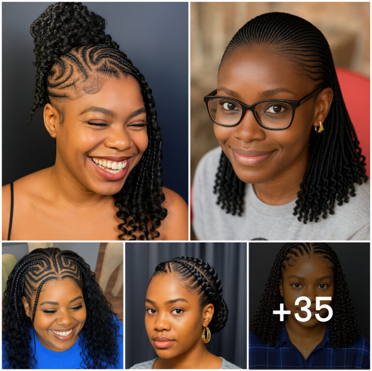 35 PHOTOS: Neat Feed-In Braids