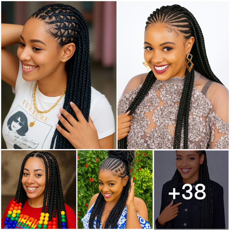 38 PHOTOS: Luxury braided hairstyles – Professional cornrow hairstyles ‎