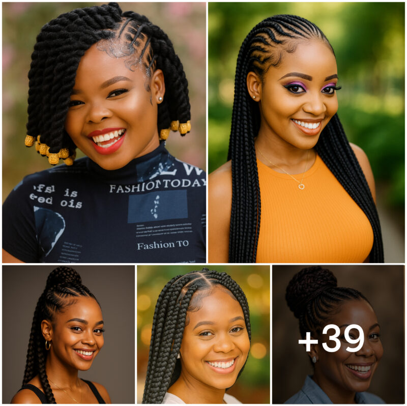 39 PHOTOS: Elegant Knotless Braids for Professionals ‎