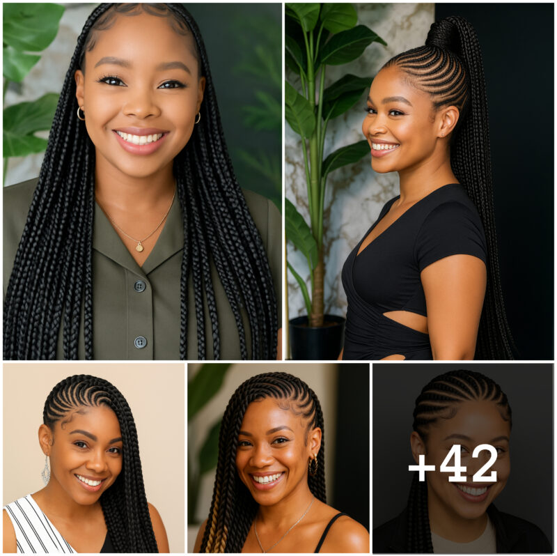 42 PHOTOS: Professional cornrow hairstyles for events ‎