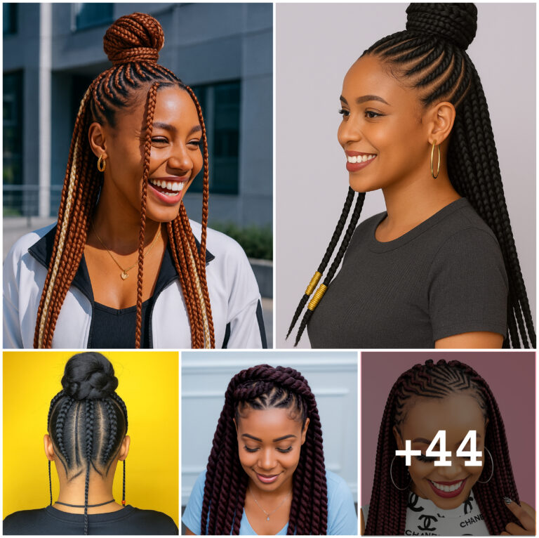 44 PHOTOS: Premium knotless braid patterns ‎
