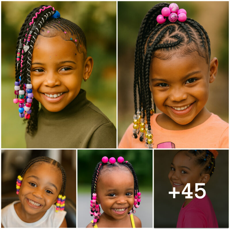 45 PHOTOS: Kids’ Cornrow Hairstyles With Colorful Beads