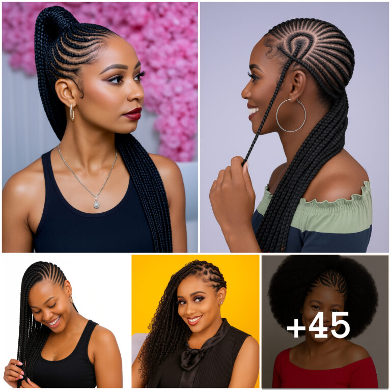 45 PHOTOS: Professional African braids for women ‎ ‎