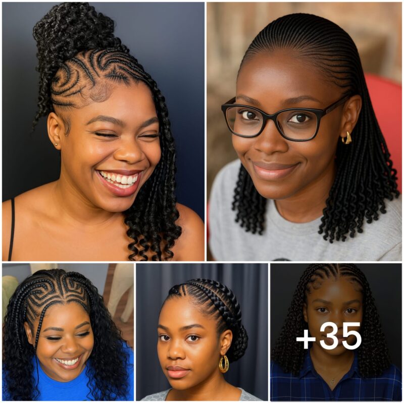 35 PHOTOS: Neat Feed-In Braids