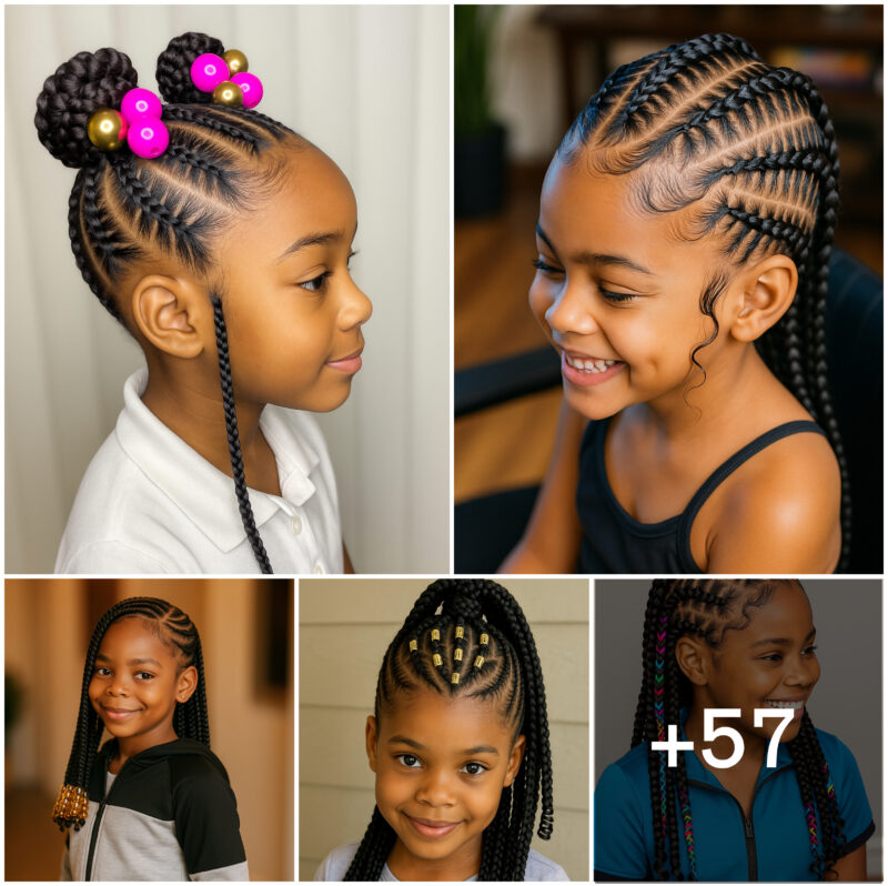 57 PHOTOS: Kid Cornrow Braid Hairstyles