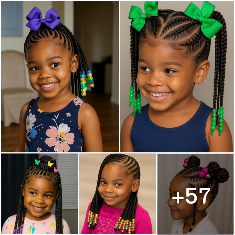 57 PHOTOS: Kids’ Cornrow Hairstyles With Beads Cuties Picks