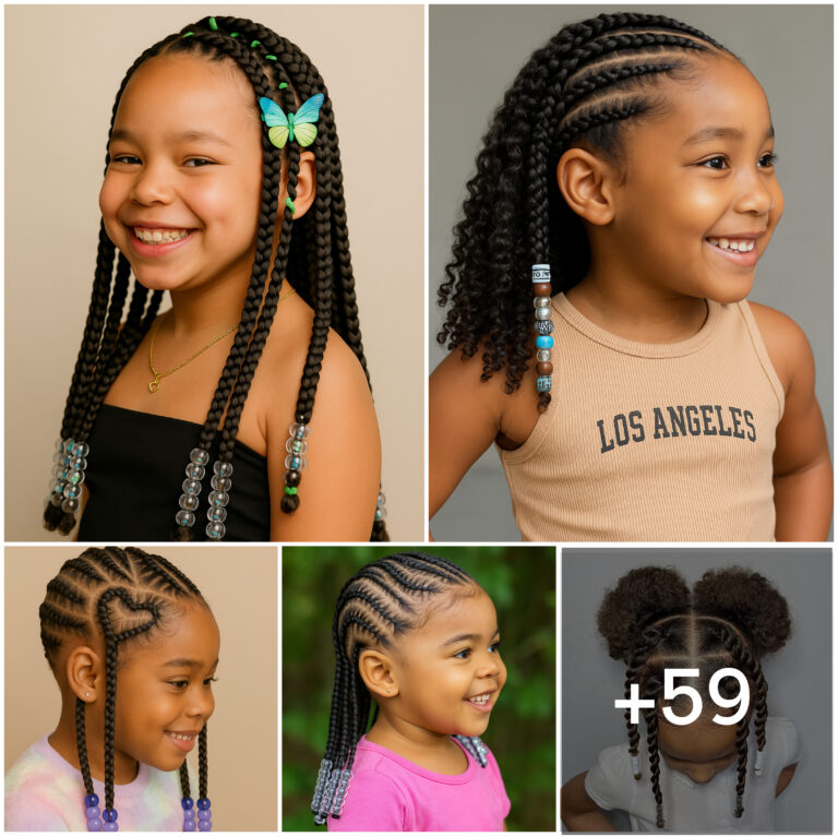 59 PHOTOS: Kids’ Cornrow Hairstyles With African Vibes