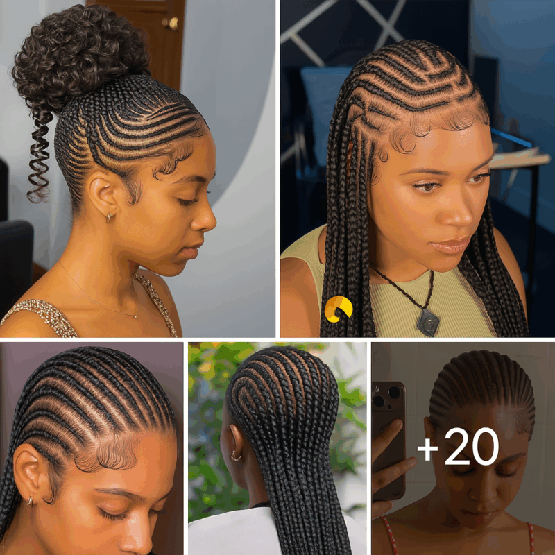 29 PHOTOS: Cornrow braid designs – Ghana braids styles ‎