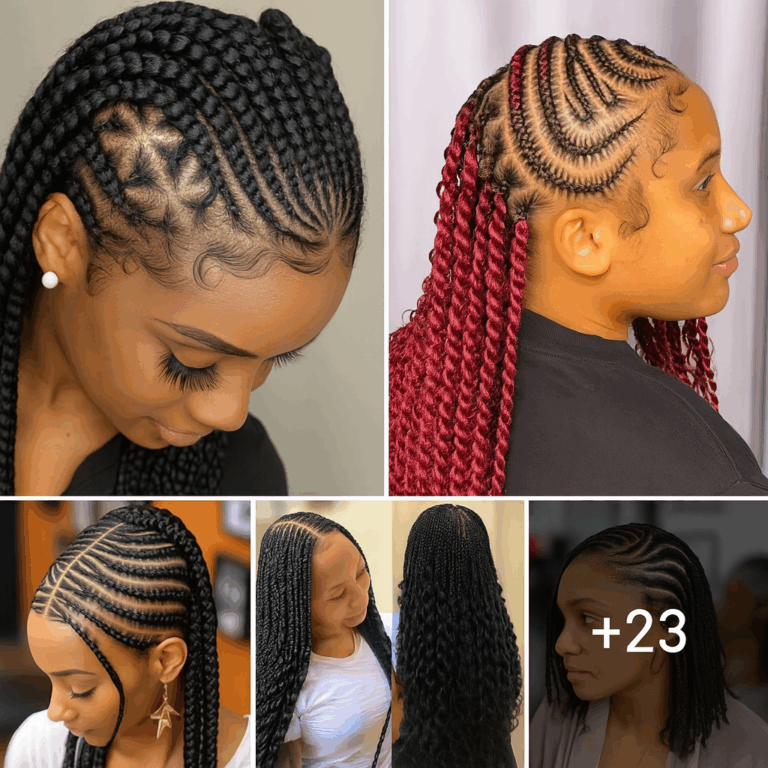 23 PHOTOS: Stylish cornrow braid designs ‎