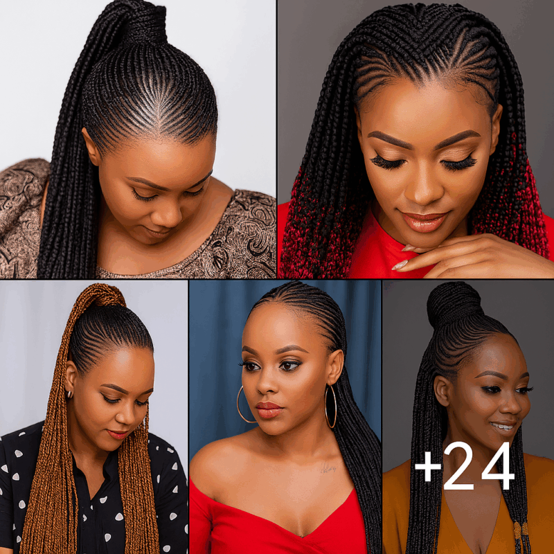 24 PHOTOS: Cornrow Hairstyles – Clean Women Hairstyle Ideas ‎