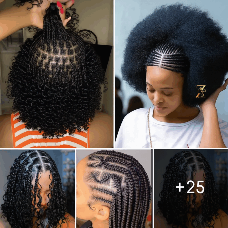 25 PHOTOS: Luxury braided hairstyles for ladies ‎