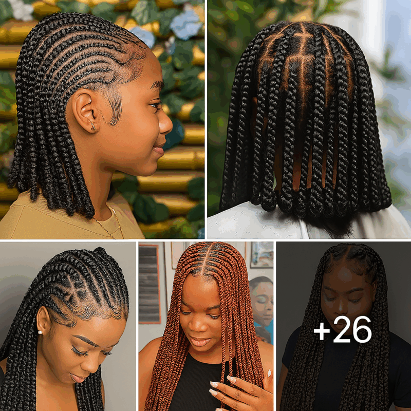 26 PHOTOS: Luxury braided hairstyles for ladies ‎