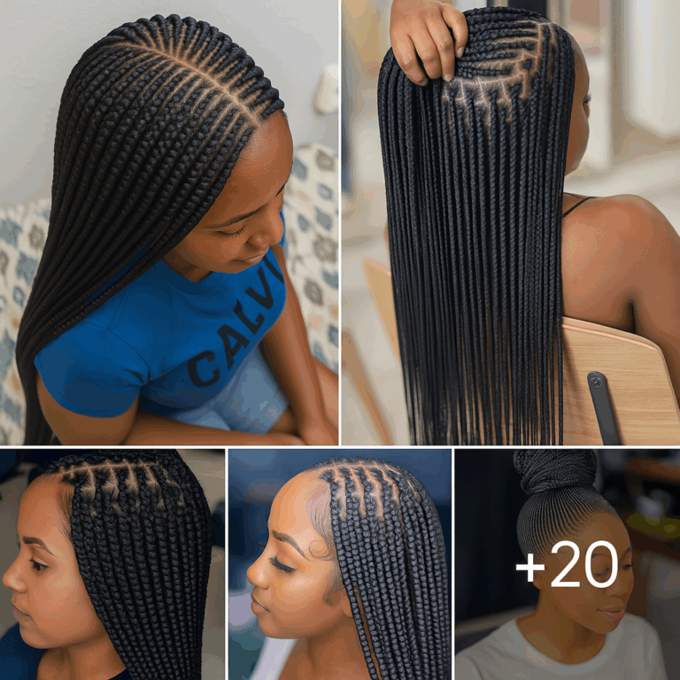 27 PHOTOS: Knotless braids styles + Box braids hairstyles ‎