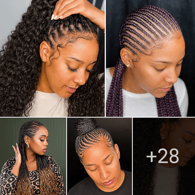 28 PHOTOS: Cornrow braid designs + Box braids hairstyles