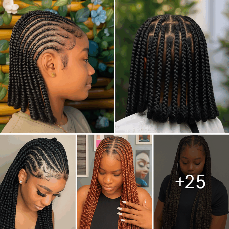 28 PHOTOS: Professional African braids for women ‎