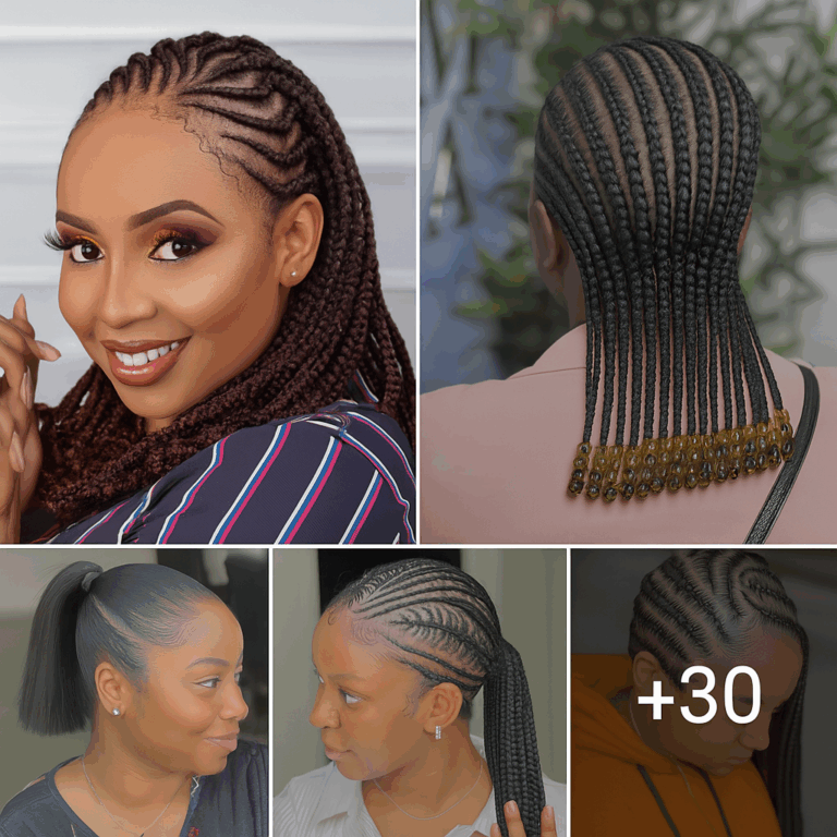 33 PHOTOS: Cornrow Braid Designs – Knotless Styles