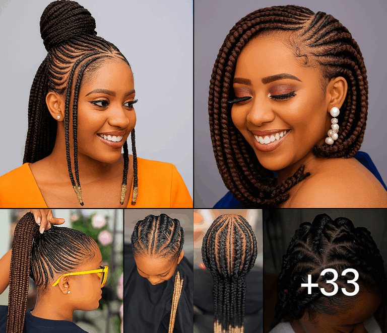 33 PHOTOS: Elegant knotless braids for women