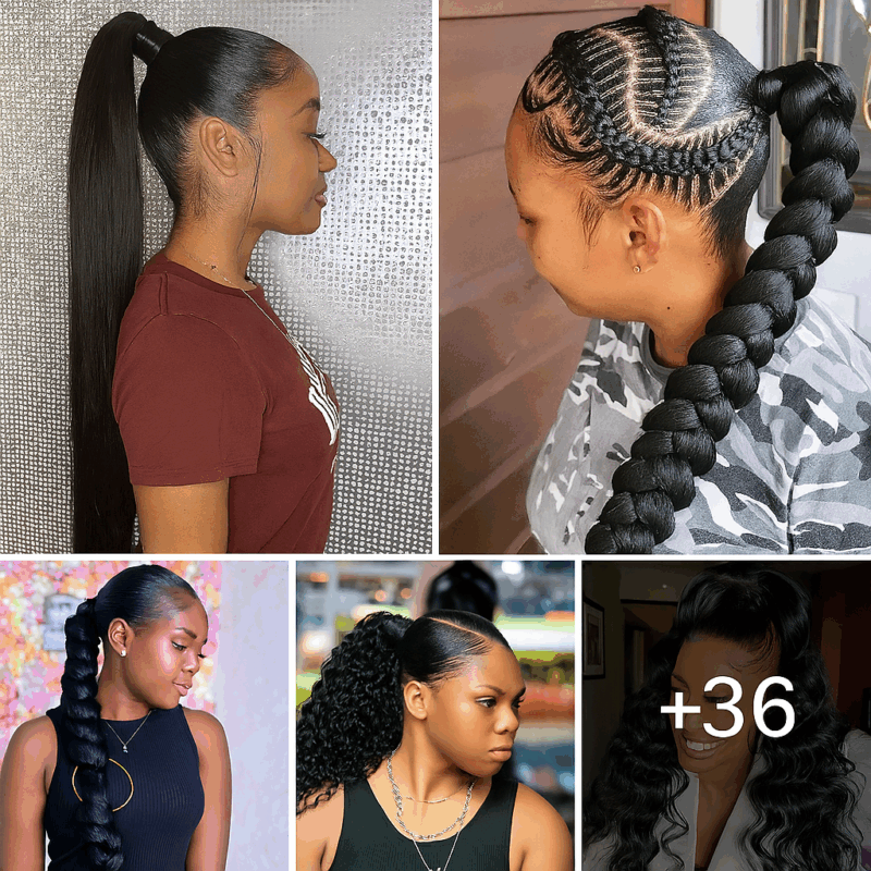 55 PHOTOS: Cute ponytail hairstyles for long hair ‎