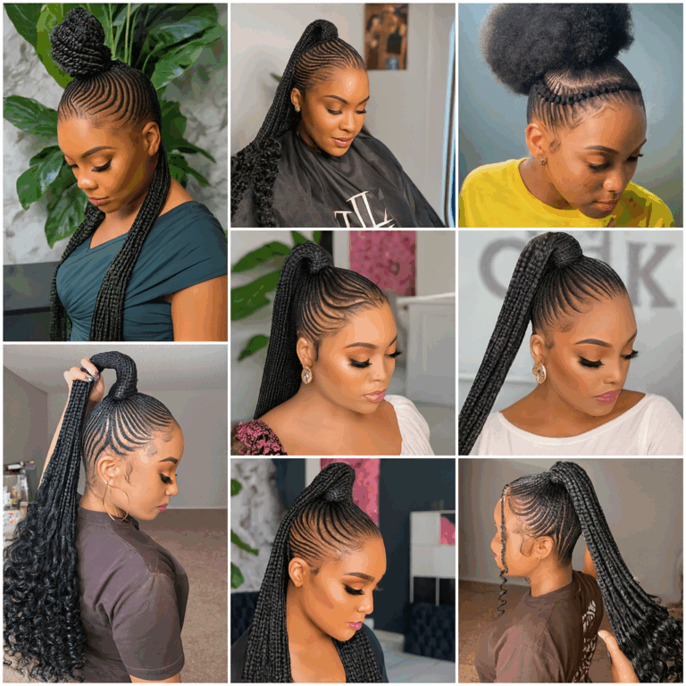 39 PHOTOS: Black Braided Updo Hairstyle