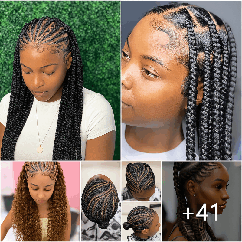 41 PHOTOS: Clean Braids Inspo For Ladies ‎