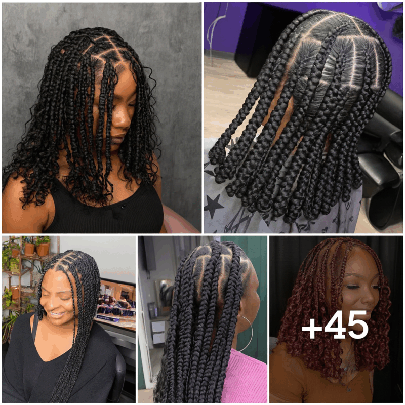 45 PHOTOS: Best Knotless Braids Hairstyles