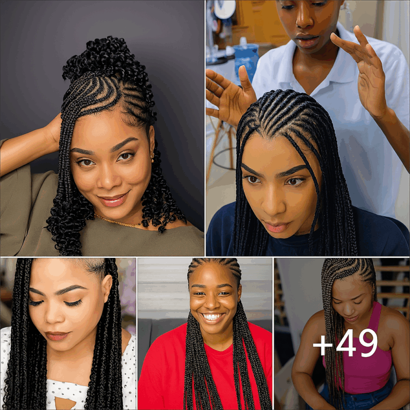 49 PHOTOS: New cornrow patterns for ladies