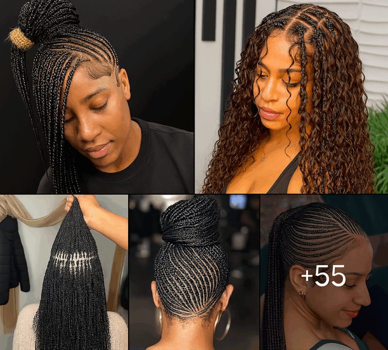 55 PHOTOS: Chic knotless braid styles