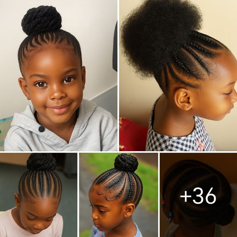 36 PHOTOS Custom braided hairstyles for kids ‎