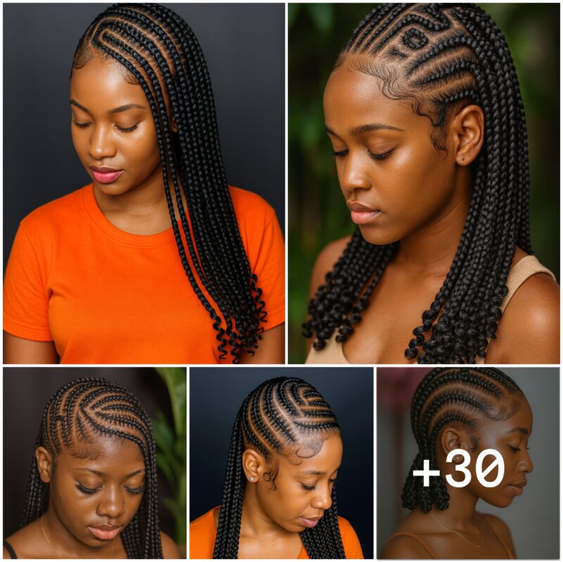 30 PHOTOS: Elegant Cornrow Hairstyles for Ladies