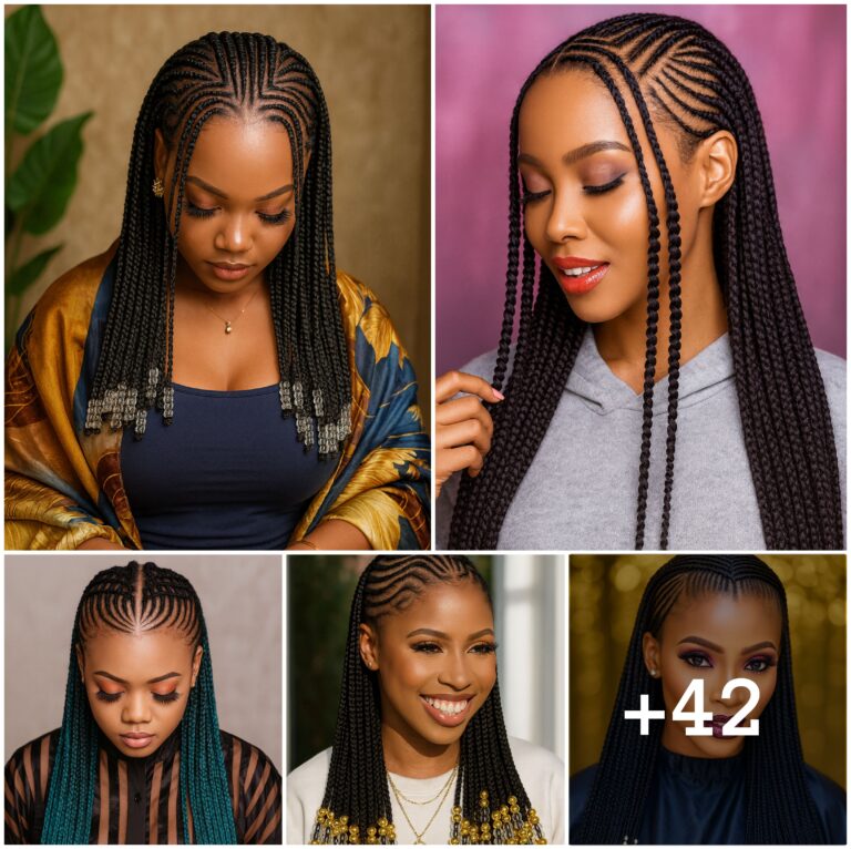 42 PHOTOS: Cornrow Braid Designs Knotless Styles
