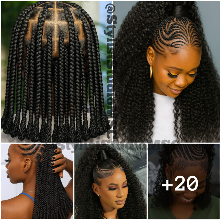 20 PHOTOS: Goddess braids exclusive styles ‎