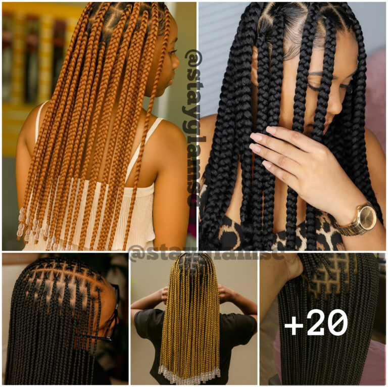 20 PHOTOS: Luxury knotless braid ideas for ladies 2025 ‎