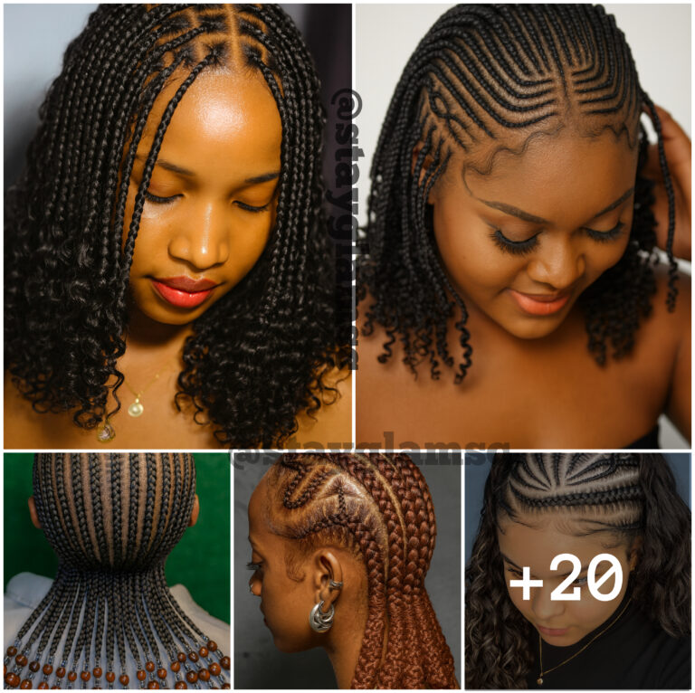 20 PHOTOS: Professional African braid stylists vibe ‎