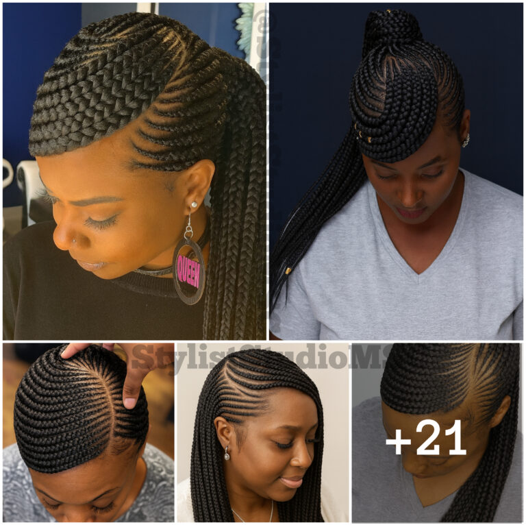 21 PHOTOS: Premium Cornrow Hairstyles for Natural Hair ‎
