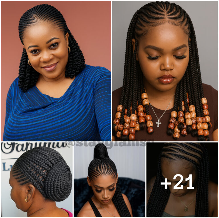 21 PHOTOS: Professional cornrow hairstyles for events ‎