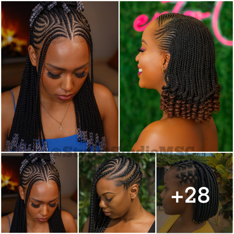 28 PHOTOS: Cornrow braid designs – Knotless braid styles ‎