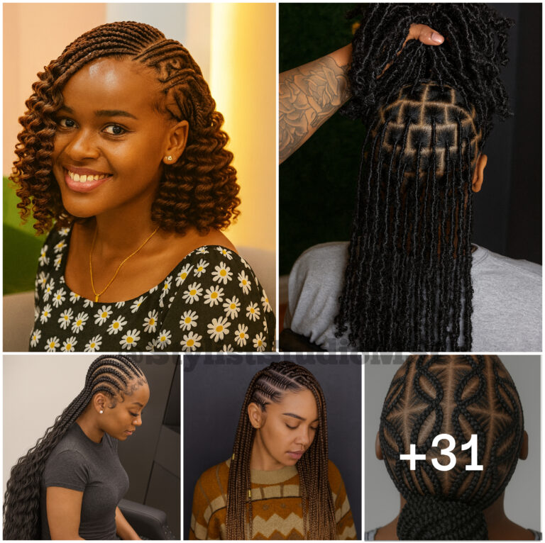 31 PICTURES: Latest Hairstyles for Ladies – African braids ‎