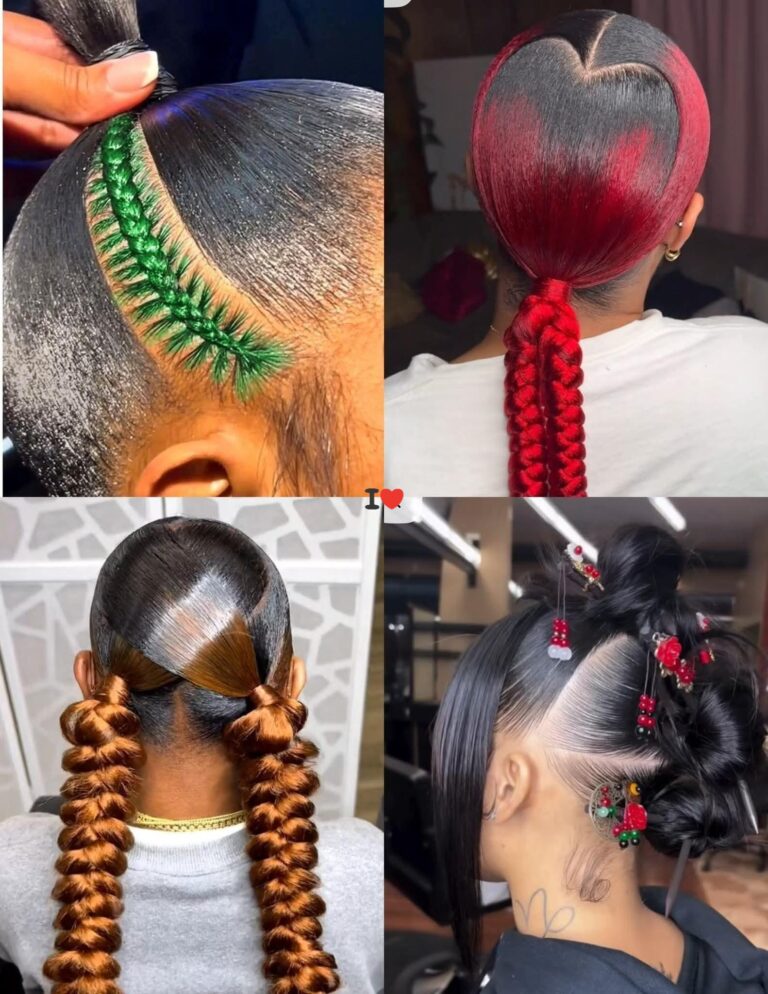 28 PHOTOS: Creative Sleek Ponytail & Artistic Braided Styles
