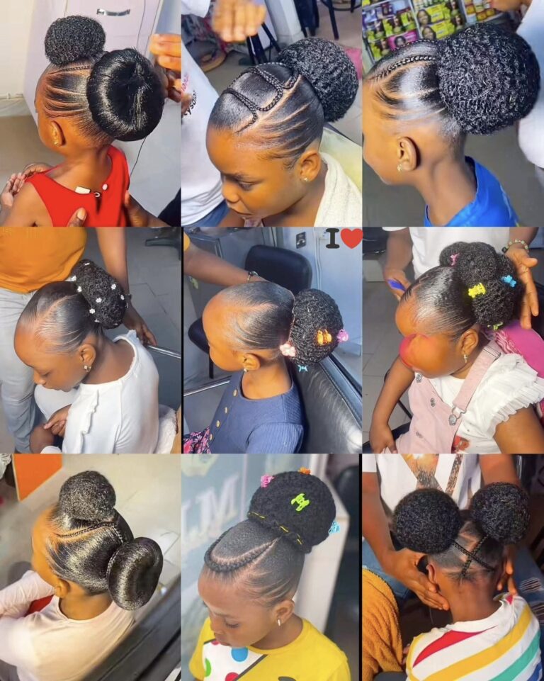 31 PHOTOS: Cute Kids’ Bun Hairstyles & Cornrow Styles