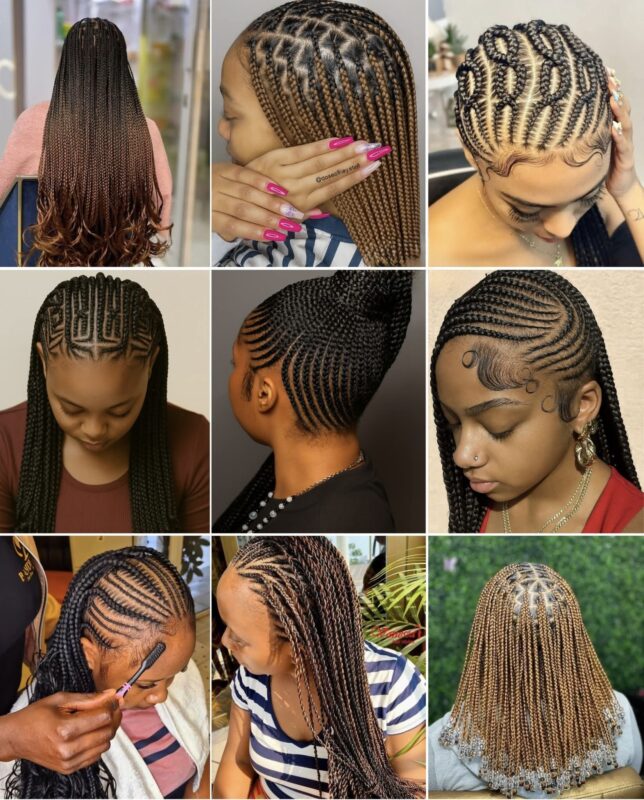 35 PHOTOS: Stylish cornrow braid designs – Trendy braided hairstyles for women