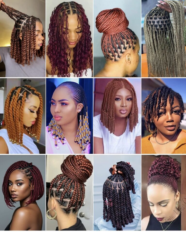 38 PHOTOS: Stylish Twist Braids & Bob Hairstyles for Women