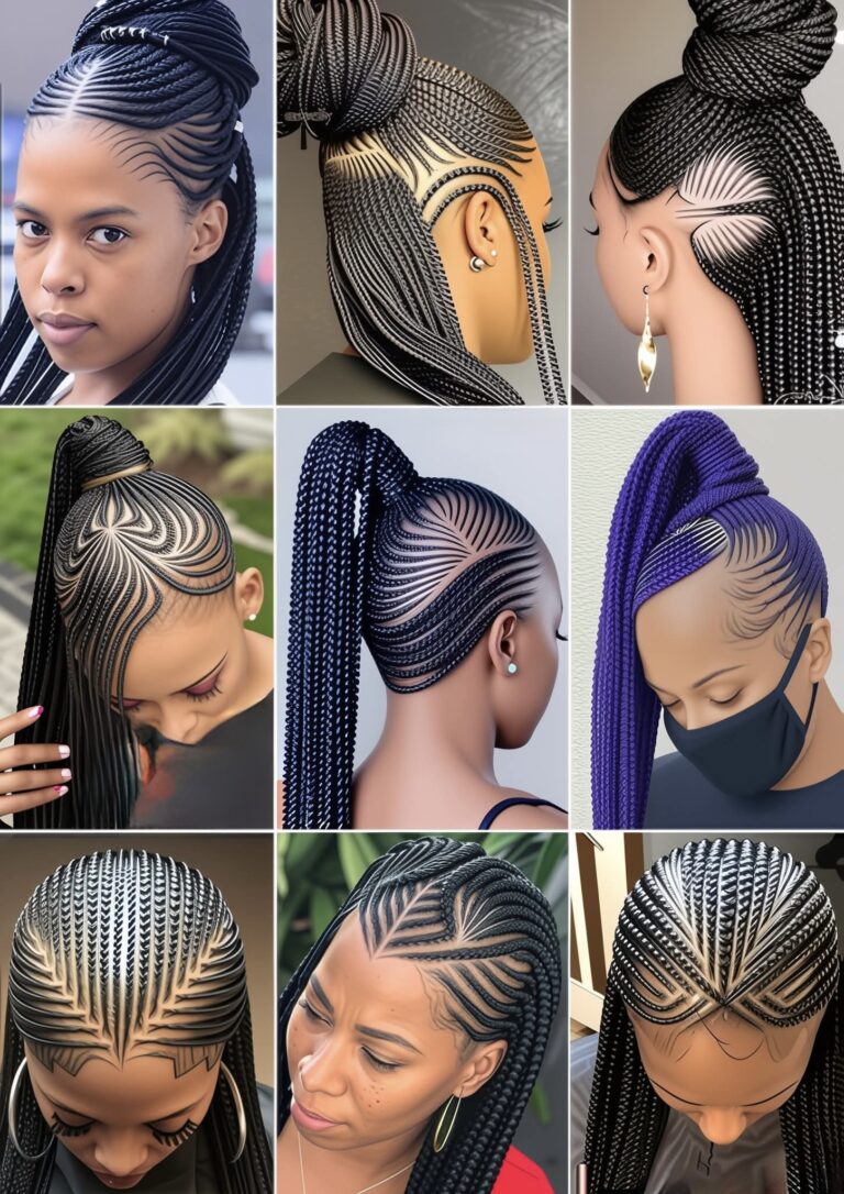 29 PHOTOS: Sleek High Ponytail Cornrow Braids Styles