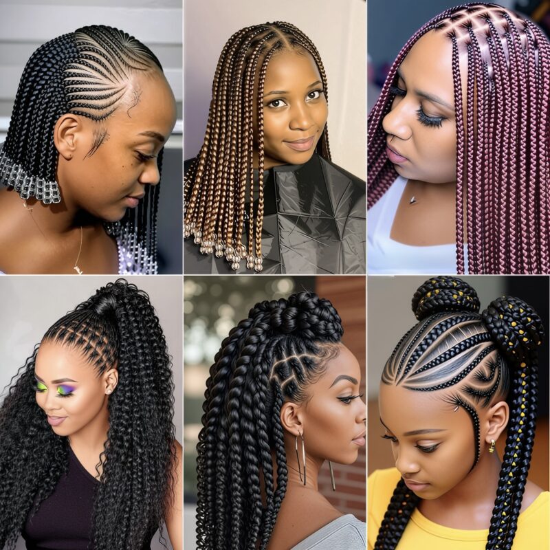 37 PHOTOS: Luxury bridal African braids for women ‎